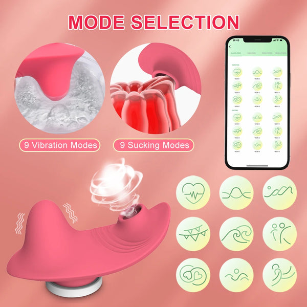 PulseWave – App-Controlled Wearable Vibrator with Sucking & Vibration Modes