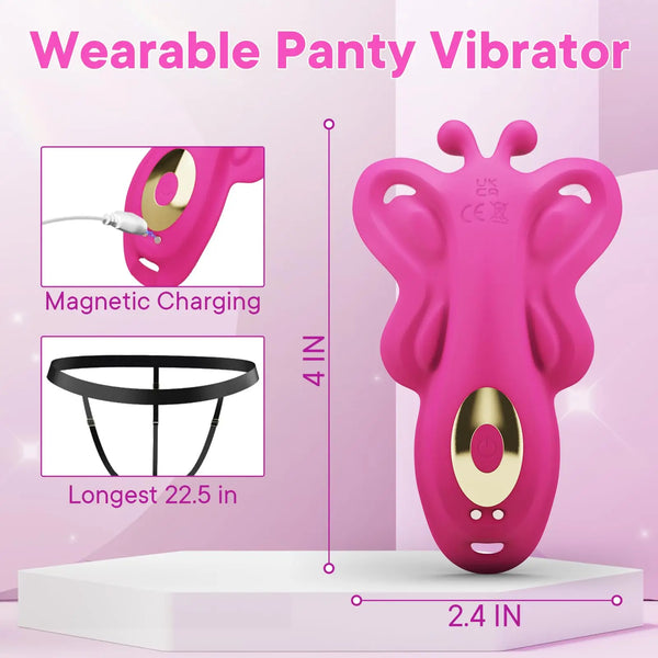 Butterfly Bliss — App-Controlled Wearable Vibrator