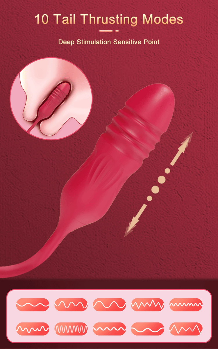 Rose Bliss Pleasure Pump – Licking, Sucking, Thrusting, Vibrating