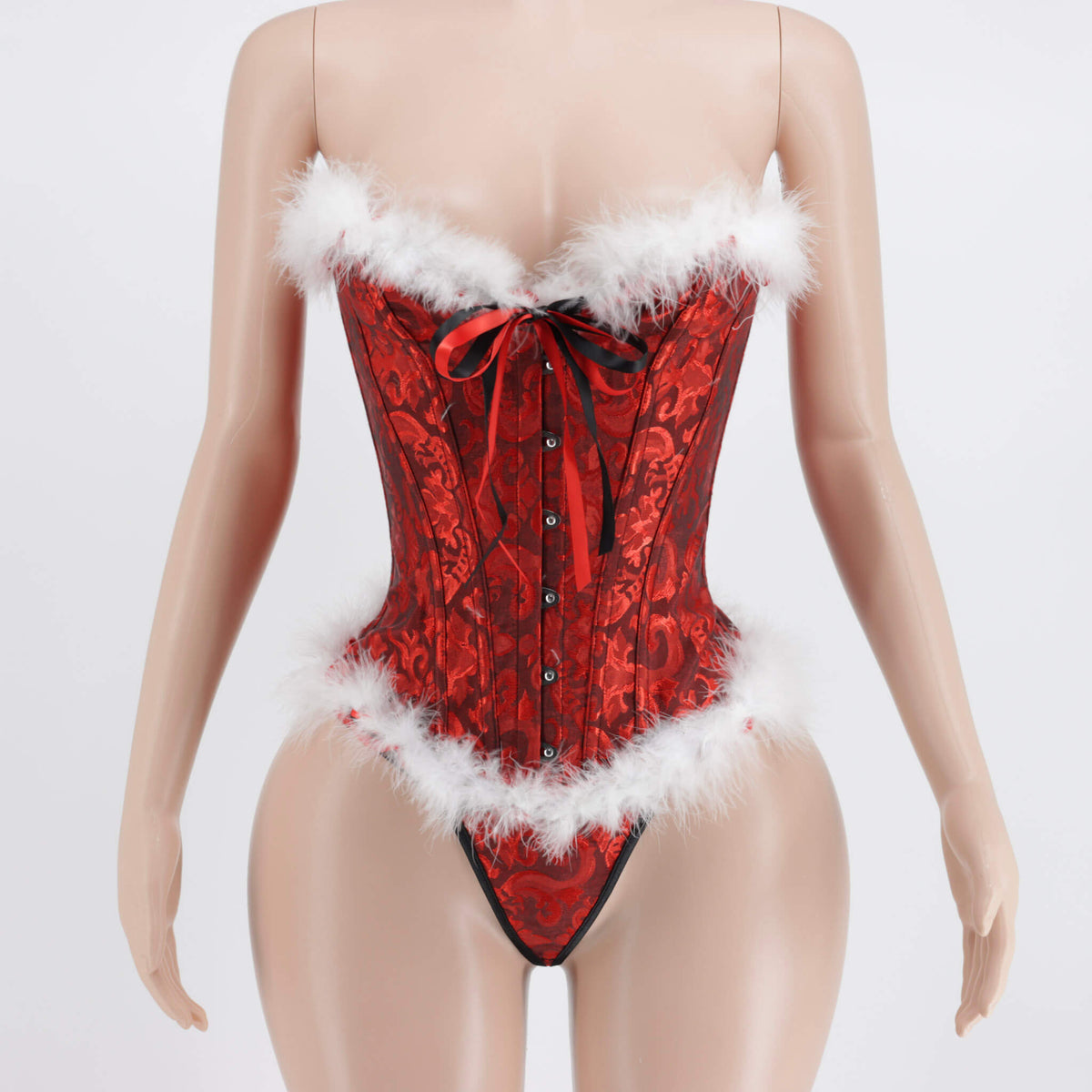 Santa's Secret Corset – Red Lace-Up