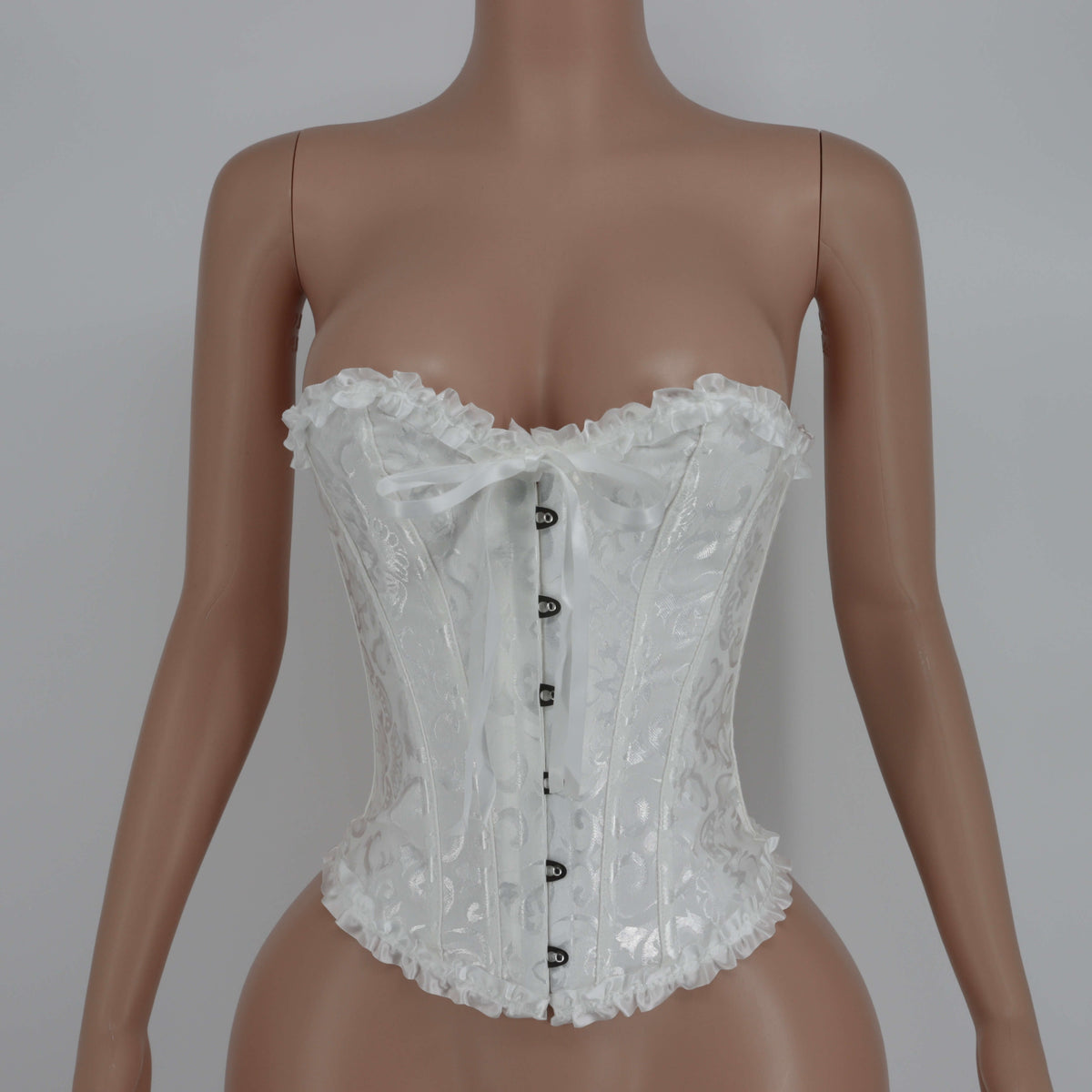 Angel’s Embrace Corset – White Lace-Up