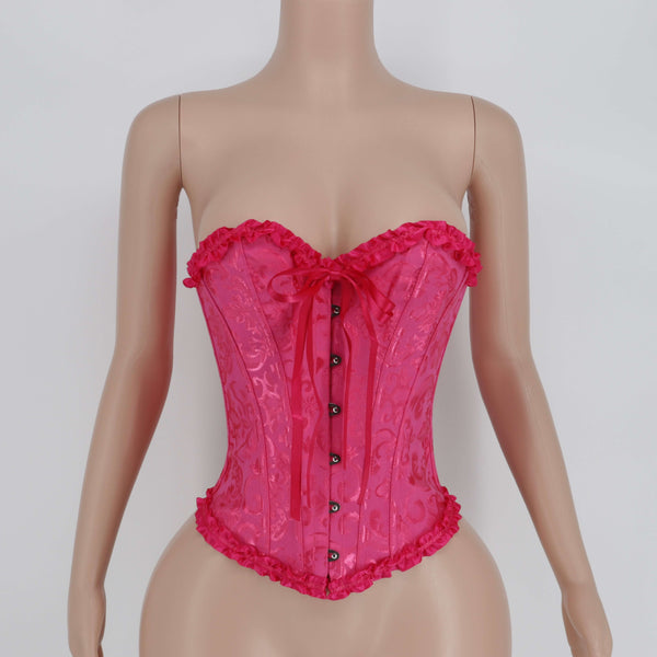 Fuchsia Fantasy Corset – Bold Pink Lace-Up