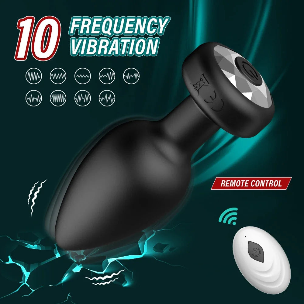 Vibrating Butt Plug Illuminaughty Vibrating Butt Plug Illuminaughty