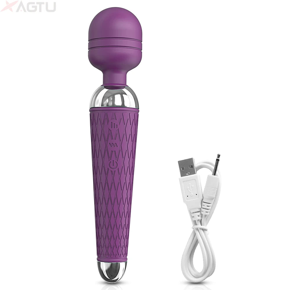 Vibrating Wand Massager Illuminaughty Vibrating Wand Massager Illuminaughty