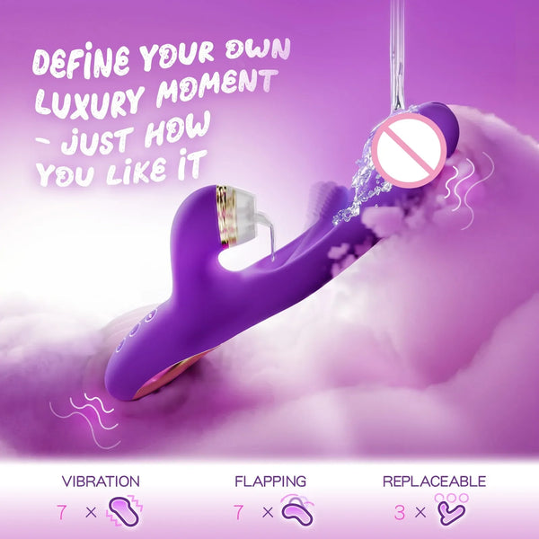 Dildo Vibrator with Replaceable Tip