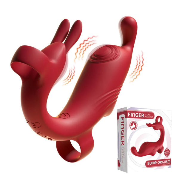 PulseTouch 10-Mode Finger Vibrator Illuminaughty PulseTouch 10-Mode Finger Vibrator Illuminaughty