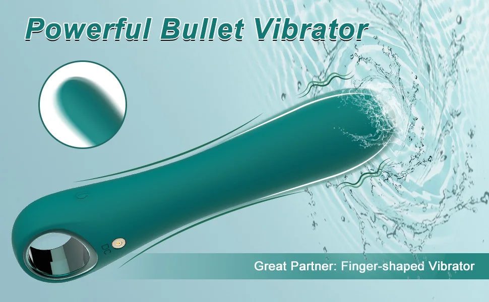 Vibrator With Hole For Finger