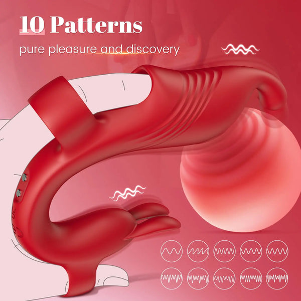 PulseTouch 10-Mode Finger Vibrator