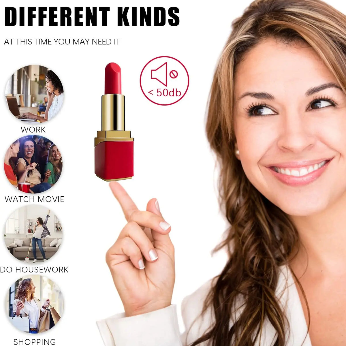 Discreet Lipstick Vibrator