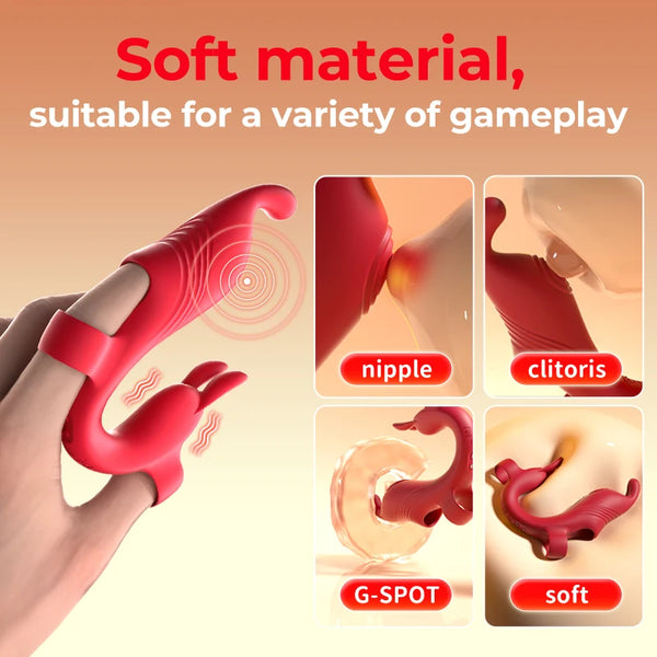 PulseTouch 10-Mode Finger Vibrator