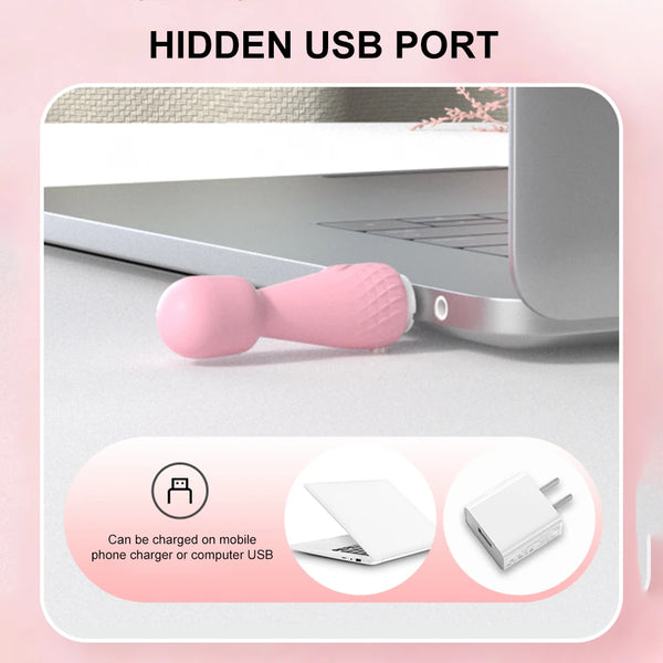 Mini Vibrating Wand Massager