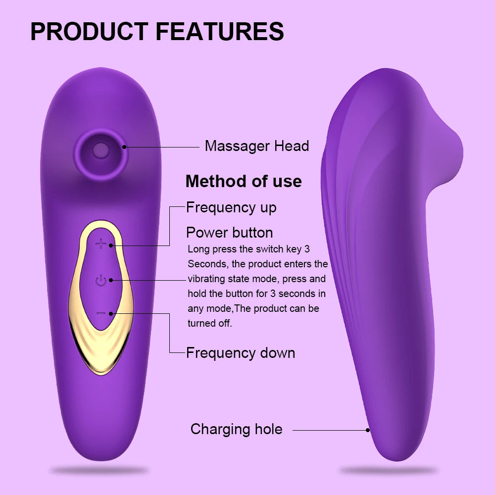 WhisperWave Air Pulse Vibrator – Suction & Stimulation